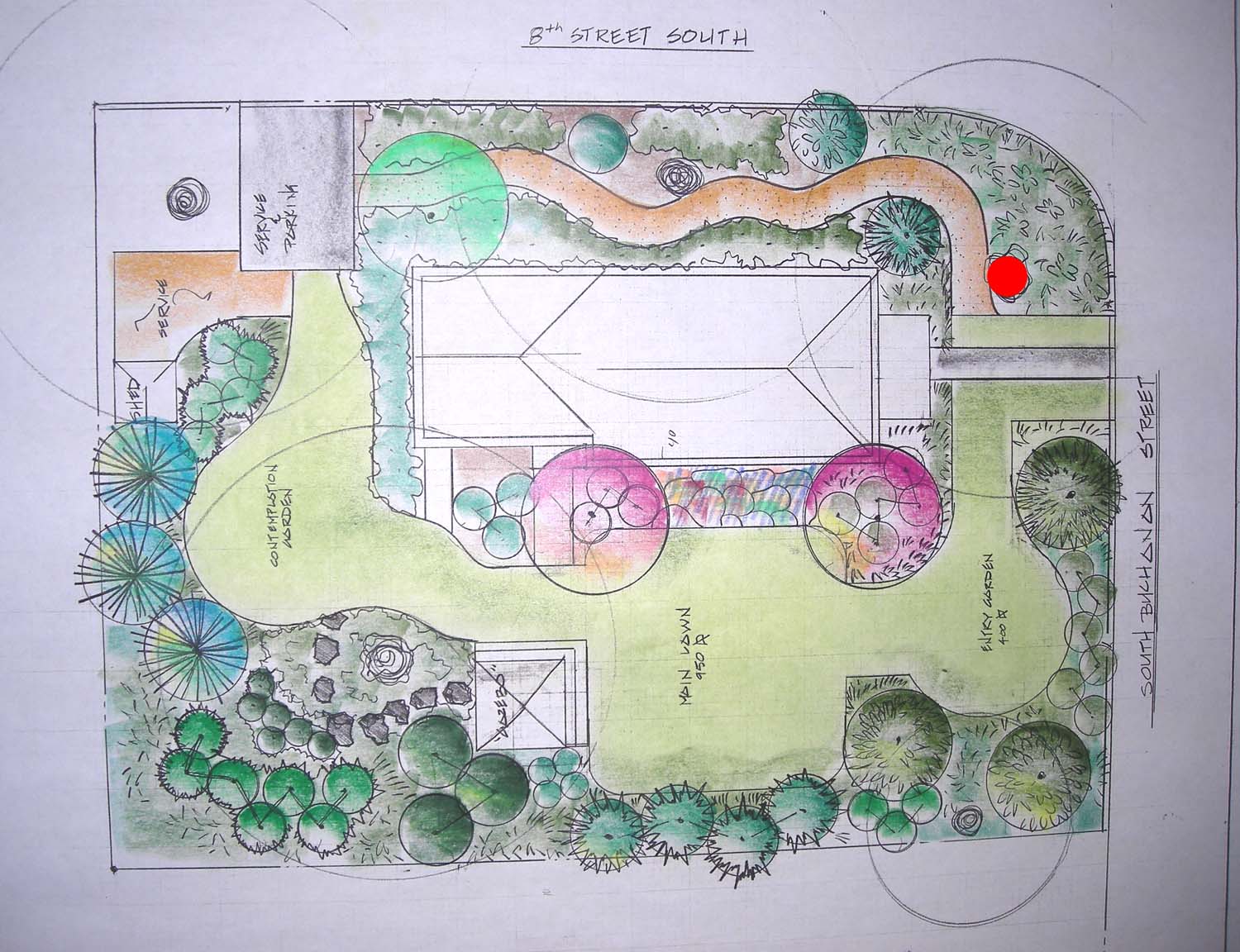 Scott's plan for the BCH garden